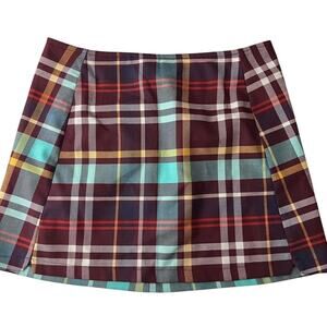 Urban Outfitters Plaid Mini Skirt Women Size Small Academia Y2K